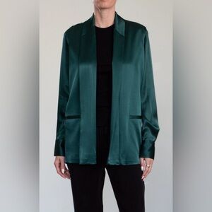 Pharaoh Vintage Satin Tux Jacket Black
Size 2 NWT